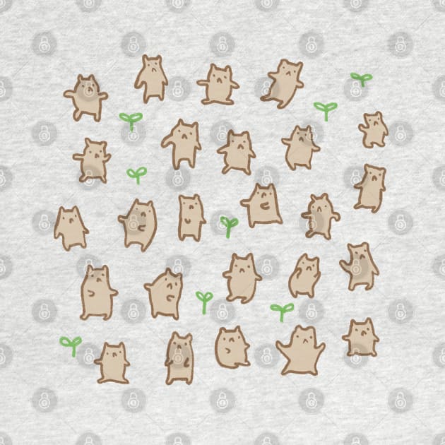 Tiny Bears Pattern by Sophie Corrigan
